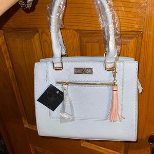 Beverly Hills Polo Club Light Blue Satchel Nwt